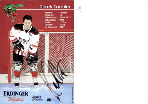 Derek cormier autogramm ak - autogramm,