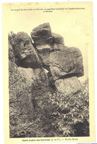 Cpa saint aubin du - 35,