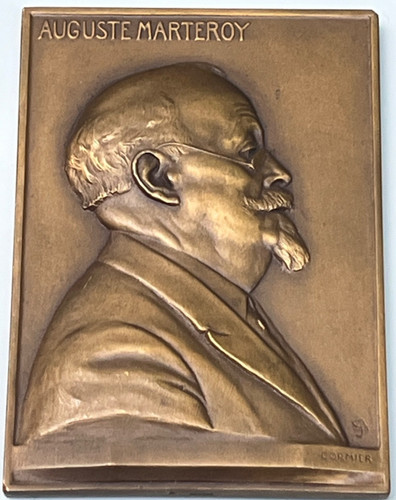Art deco bronze medaille - art,