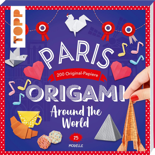 Origami around the - around, world