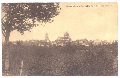 Cpa saint aubin du - cpa,